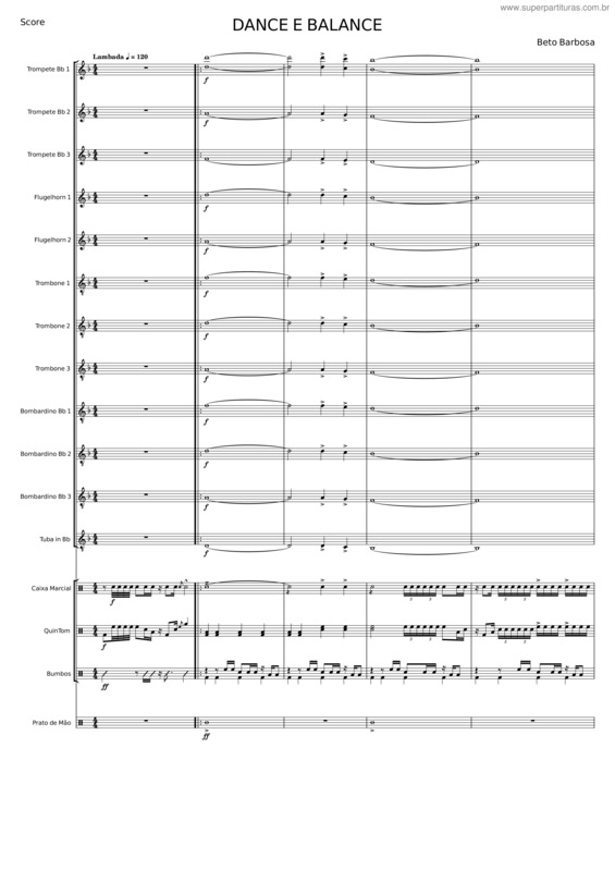 Partitura da música Dance E Balance v.2