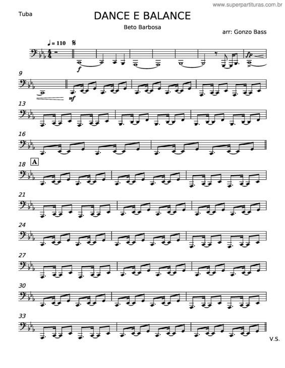 Partitura da música Dance E Balance v.3