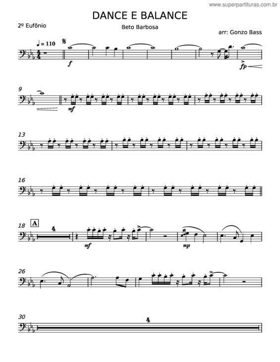 Partitura da música Dance E Balance v.5