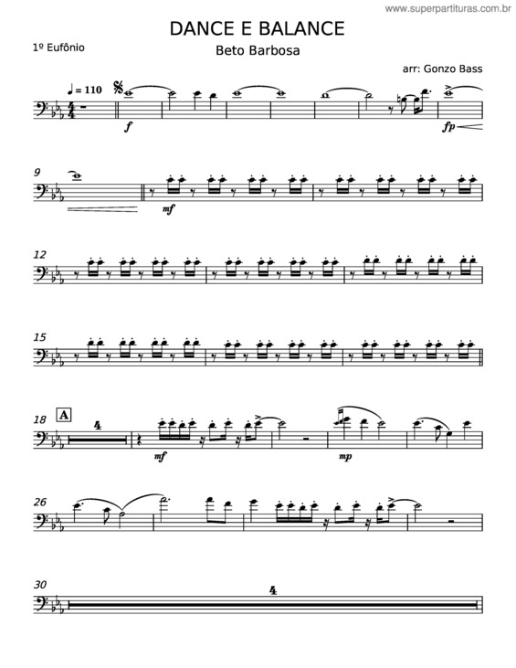 Partitura da música Dance E Balance v.6