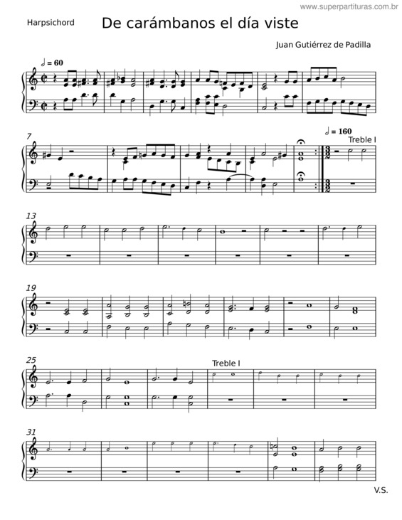 Partitura da música De Carámbanos El Día Viste