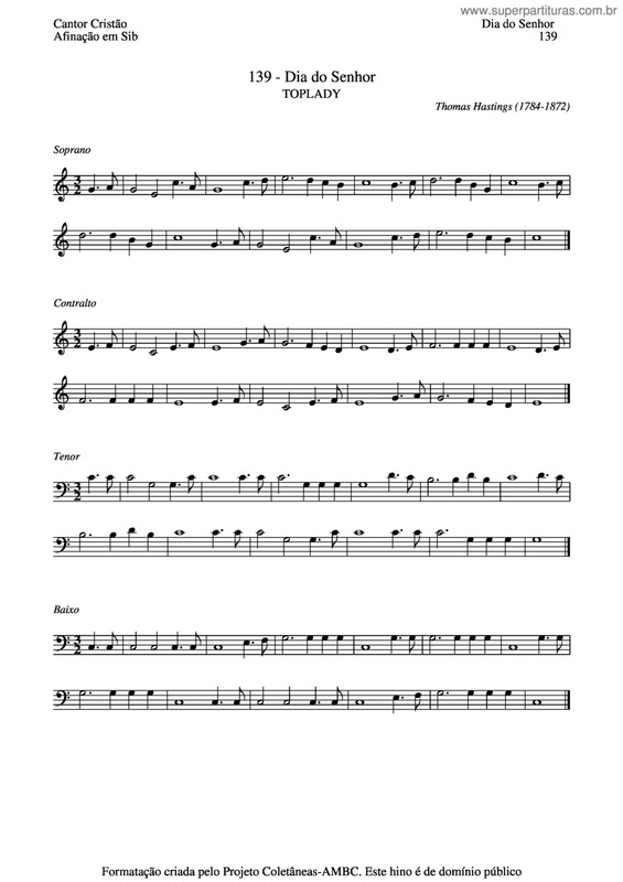 Partitura da música Dia Do Senhor v.3