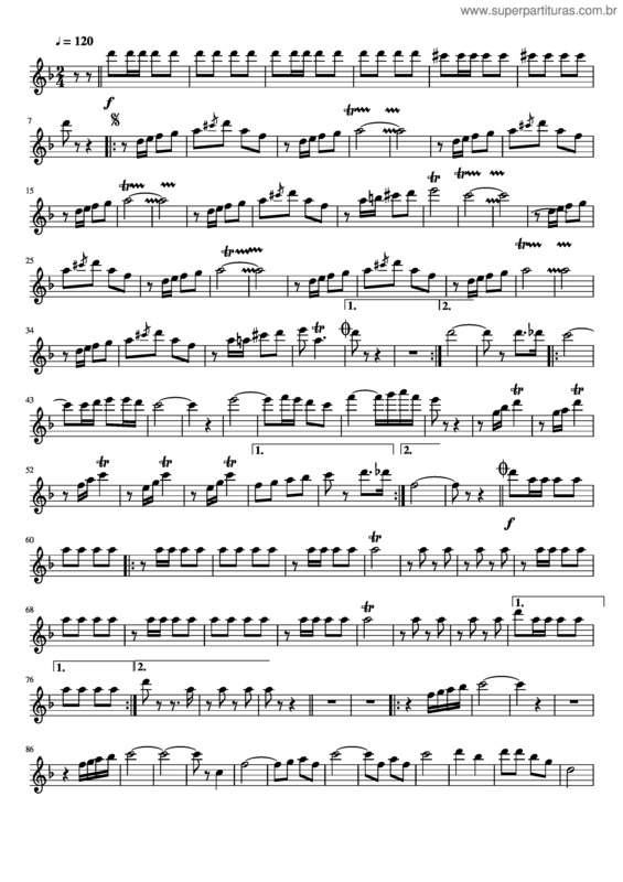 Partitura da música Dois Corações v.24