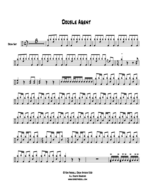 Partitura da música Double Agent