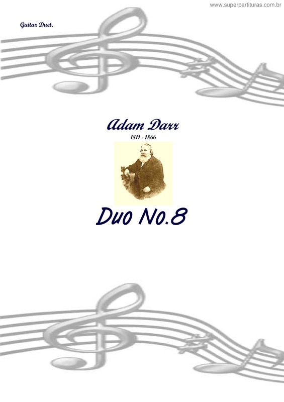 Partitura da música Duo No.8