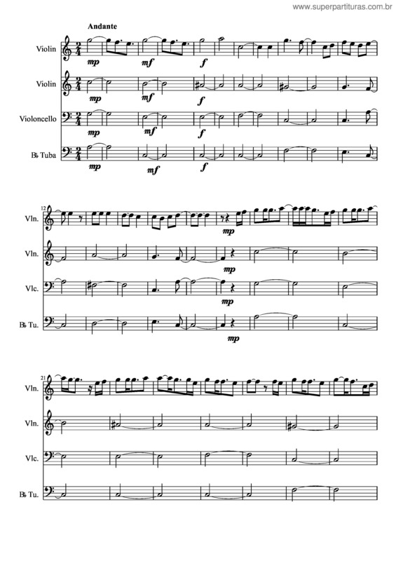 Partitura da música É Preciso Saber Viver v.8