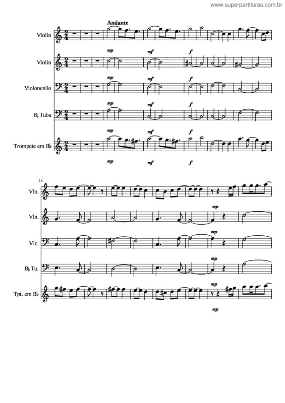 Partitura da música É Preciso Saber Viver v.9