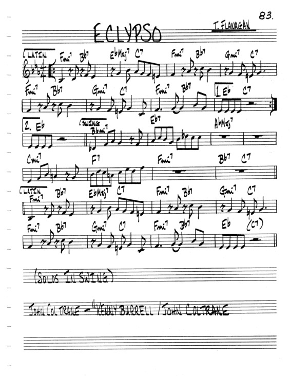 Partitura da música Eclypso v.5