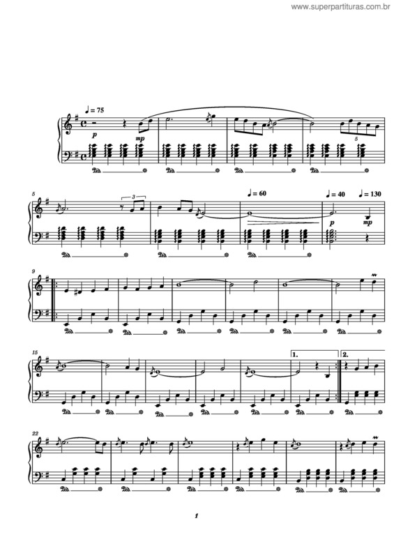 Partitura da música El Condor Pasa v.12