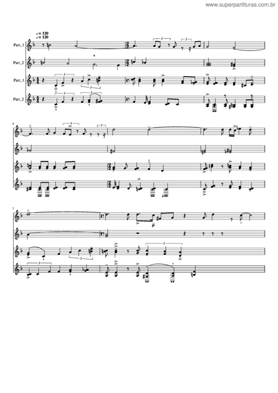 Partitura da música El Dia Que Me Quieras v.26