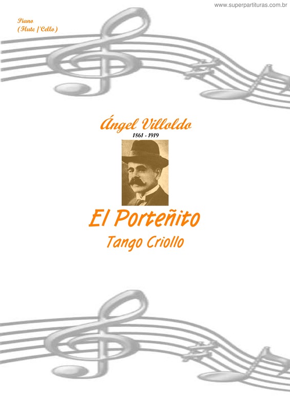 Partitura da música El Porteñito