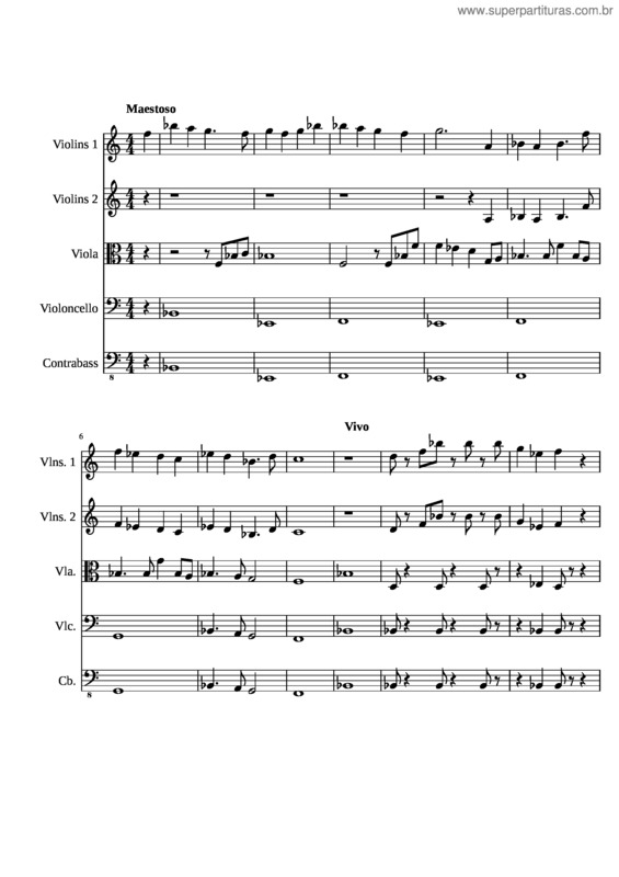 Partitura da música El Rey León v.2