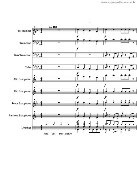 Partitura da música El Sonidito