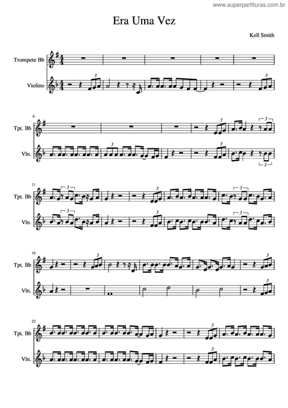 Partitura da música Era Uma Vez v.20