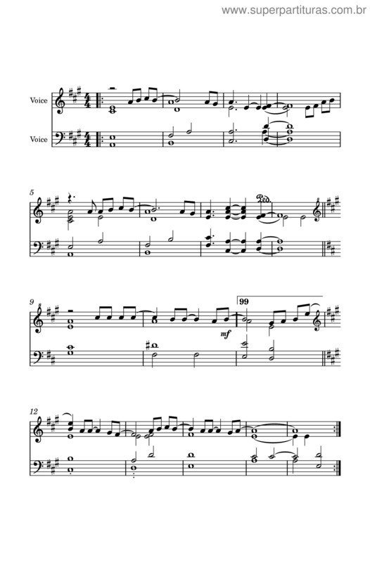 Partitura da música Eu Não Preciso Mais Sonhar