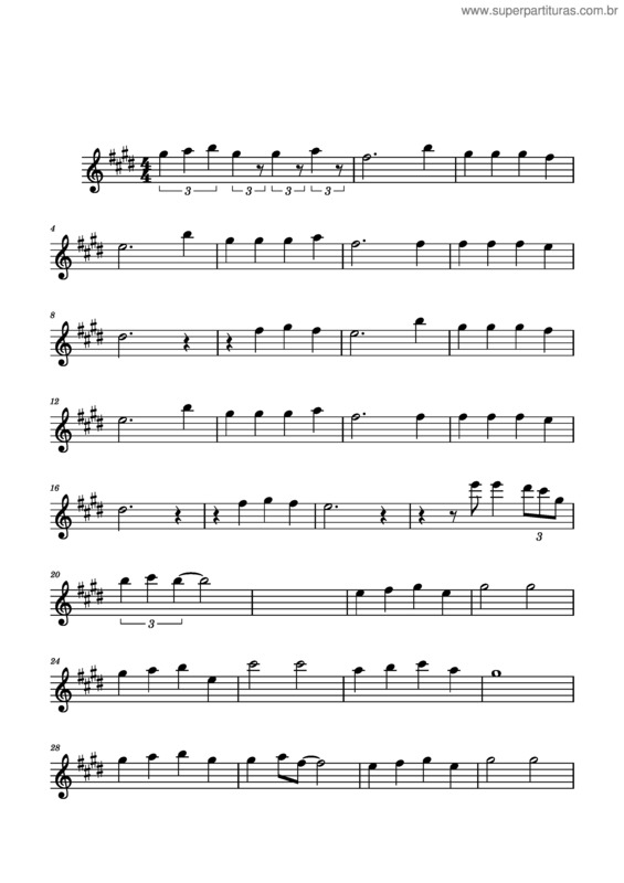 Partitura da música Eu Te Amo Tanto v.6