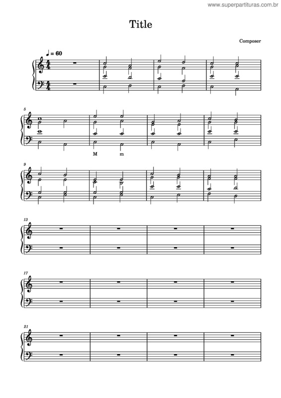 Partitura da música Exercícios_Aula_53