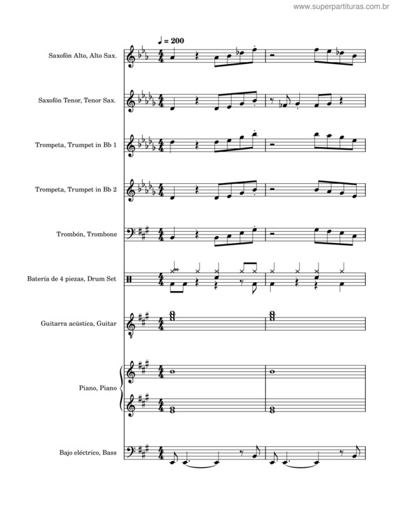 Partitura da música Fe Iump Gn