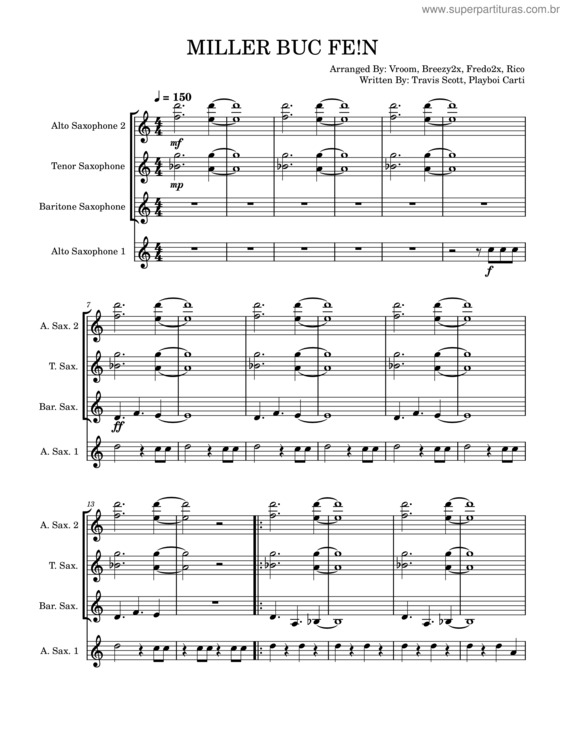 Partitura da música Fe!N v.15