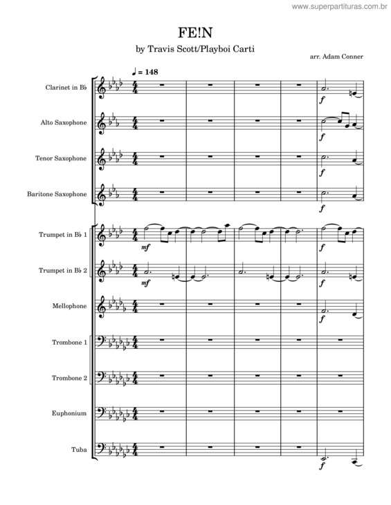 Partitura da música Fe!N v.17