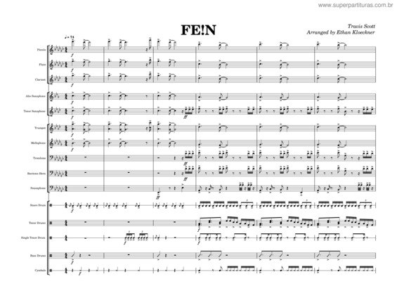 Partitura da música Fe!N v.2