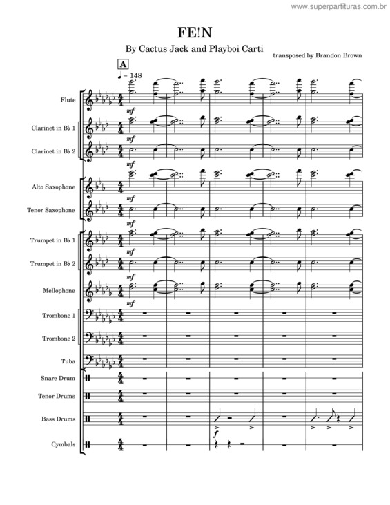 Partitura da música Fe!N v.20