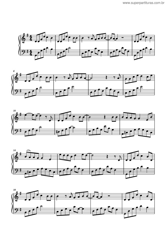 Partitura da música Fico Assim Sem Você v.26