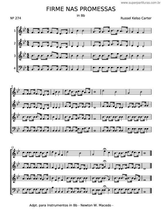 Partitura da música Firme Nas Promessas v.15