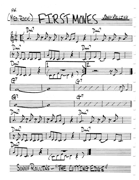 Partitura da música First Moves v.6