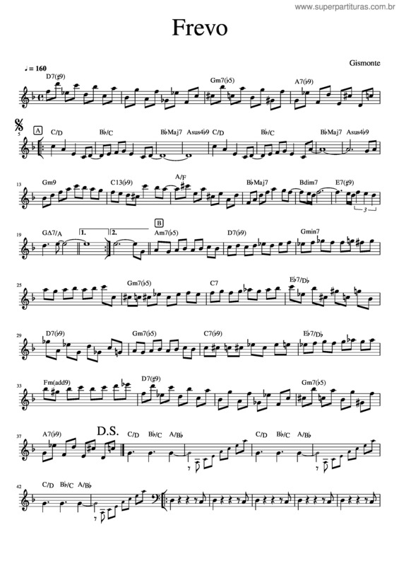 Partitura da música Frevo v.9