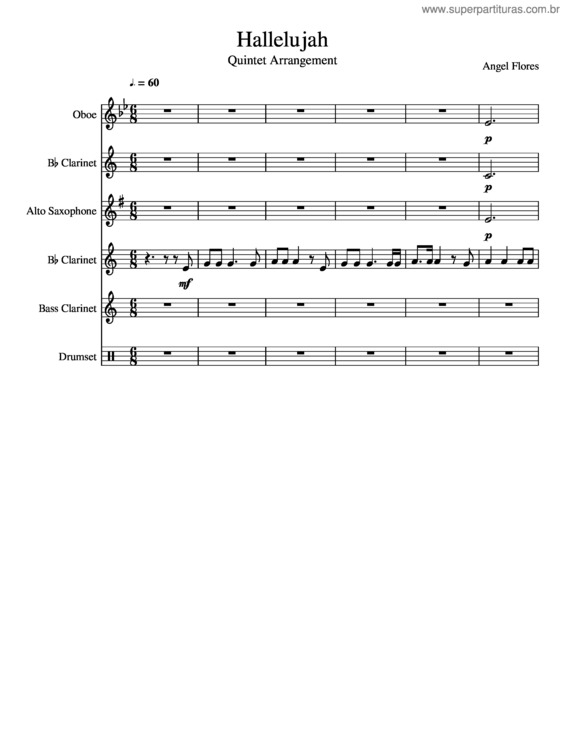 Partitura da música Hallelujah v.15