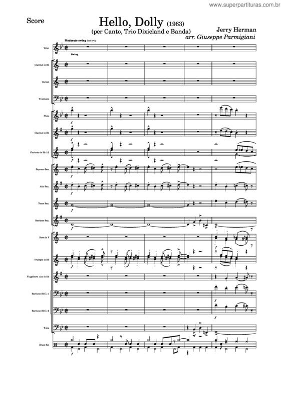 Partitura da música Hello, Dolly! v.4