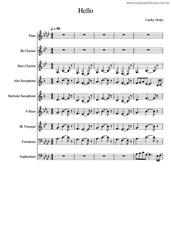 Partitura da música Hello v.37