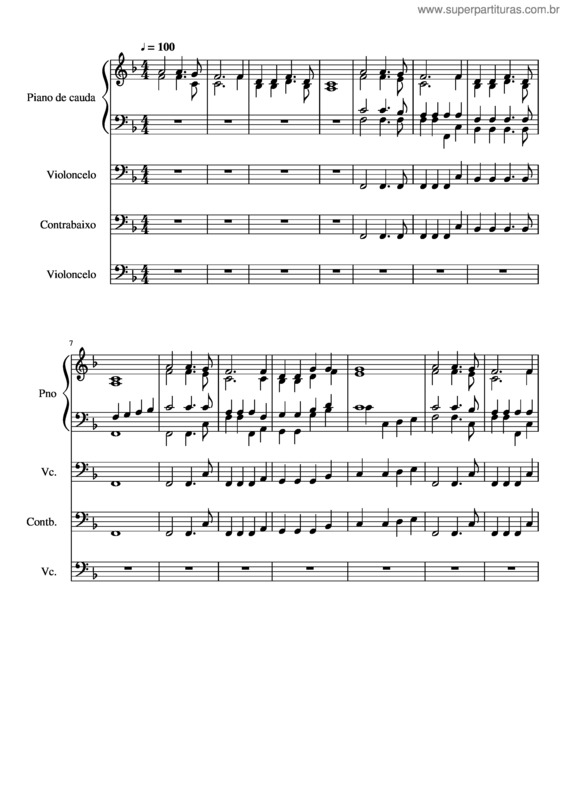 Partitura da música Hino 2 Adorarei A Ti, O Deus