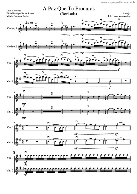 Partitura da música Icm v.12