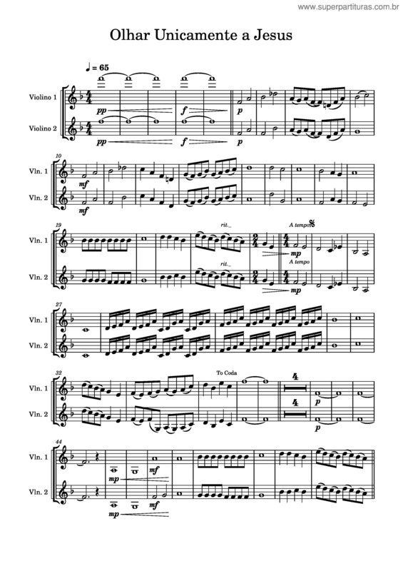 Partitura da música Icm v.21