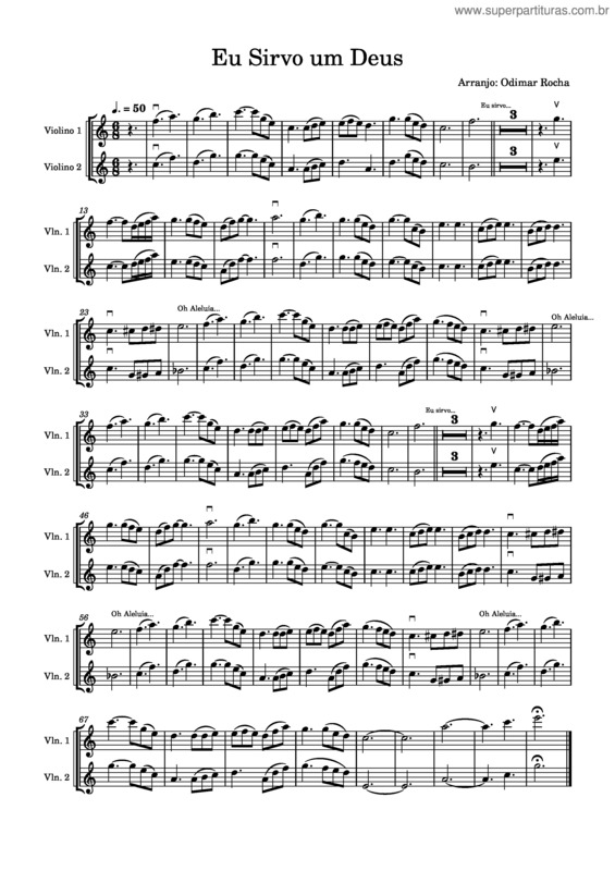 Partitura da música Icm v.23