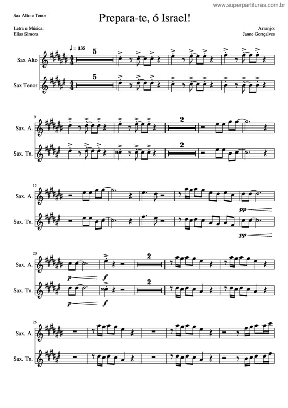 Partitura da música Icm v.25