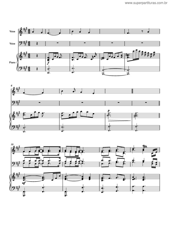 Partitura da música Icm v.27