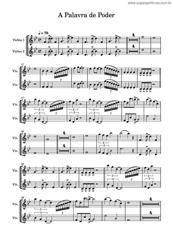 Partitura da música Icm v.3