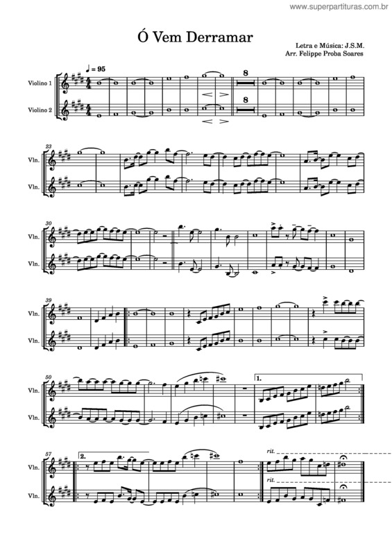 Partitura da música Icm v.32