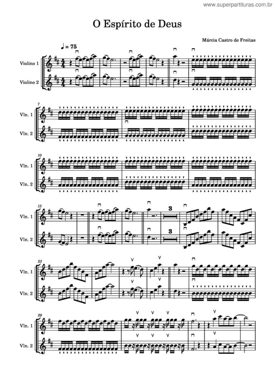 Partitura da música Icm v.34