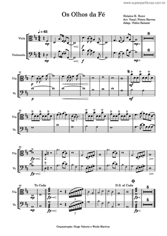 Partitura da música Icm v.39