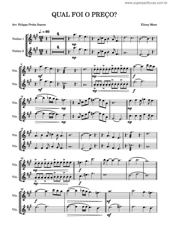 Partitura da música Icm v.5