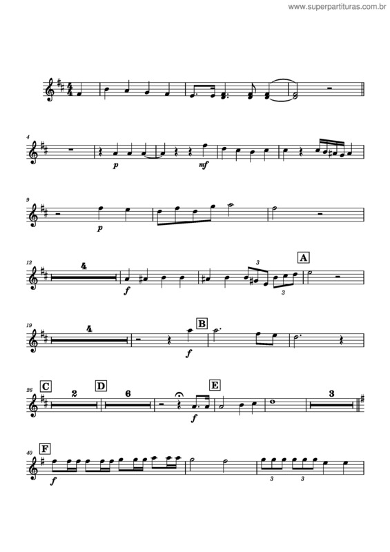 Partitura da música Icm