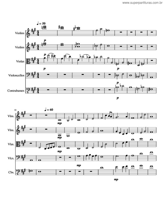 Partitura da música Impassioned Lingerings