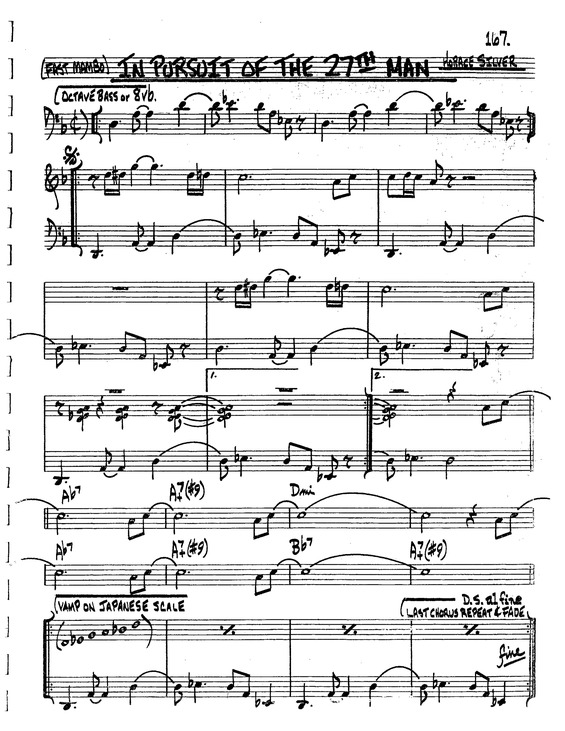 Partitura da música In Pursuit Of The 27th Man v.8