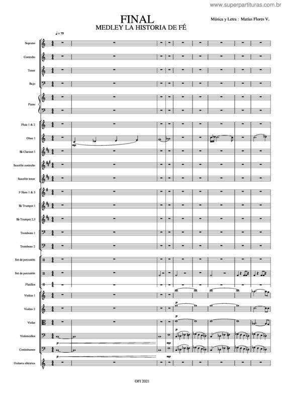 Partitura da música In The End v.5