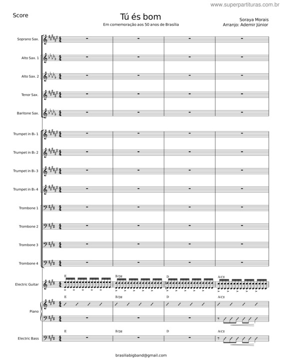 Partitura da música Jesus Tu És Bom v.3