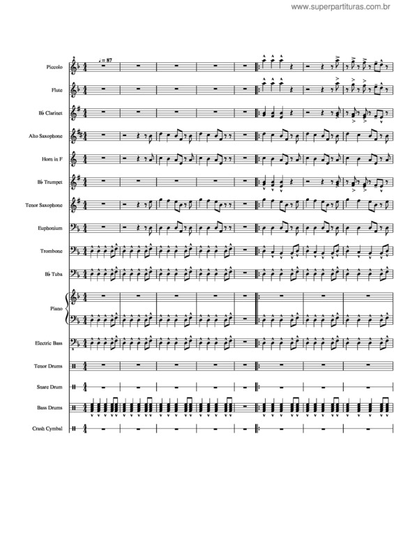 Partitura da música Jesus Walks